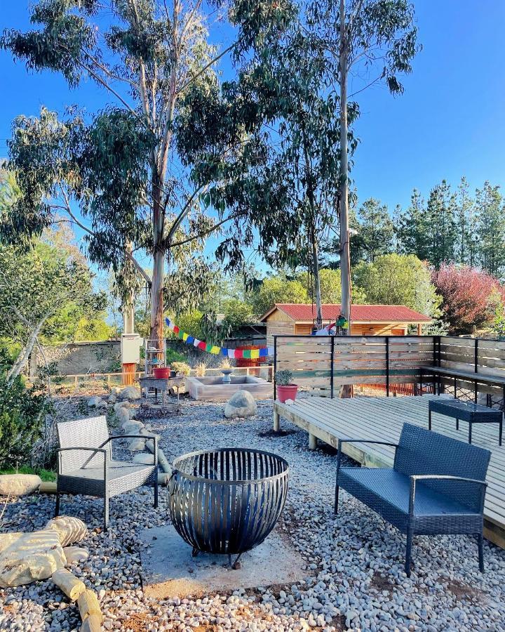 Cabana En Tunquen Con Parrilla, Fogon, Piscina Y Bosque Exterior photo