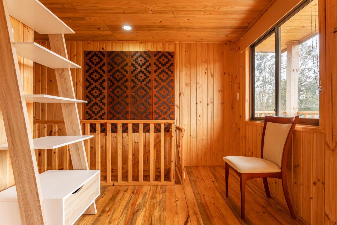 Cabana En Tunquen Con Parrilla, Fogon, Piscina Y Bosque Exterior photo